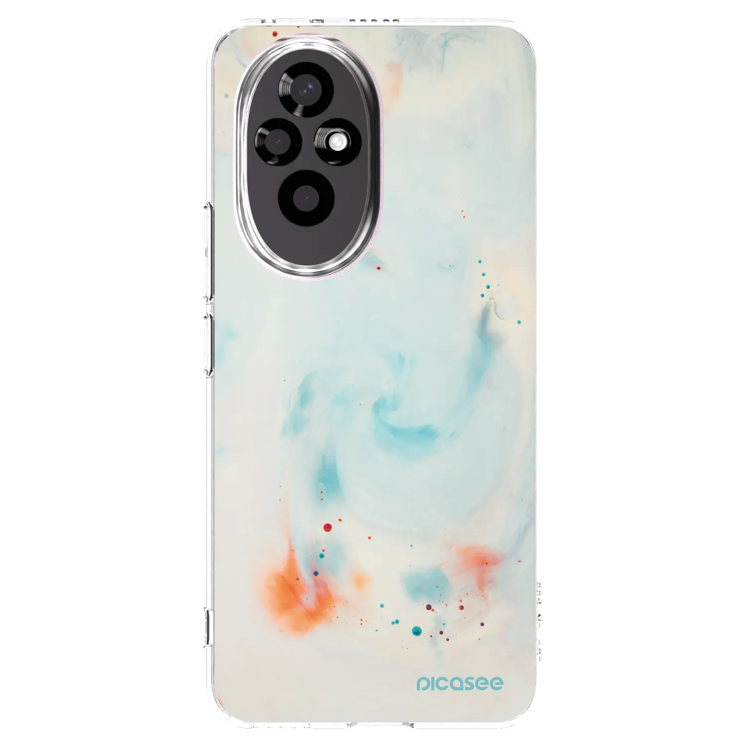 Picasee silikonska prozirna maskica za Honor 200 5G - Splash