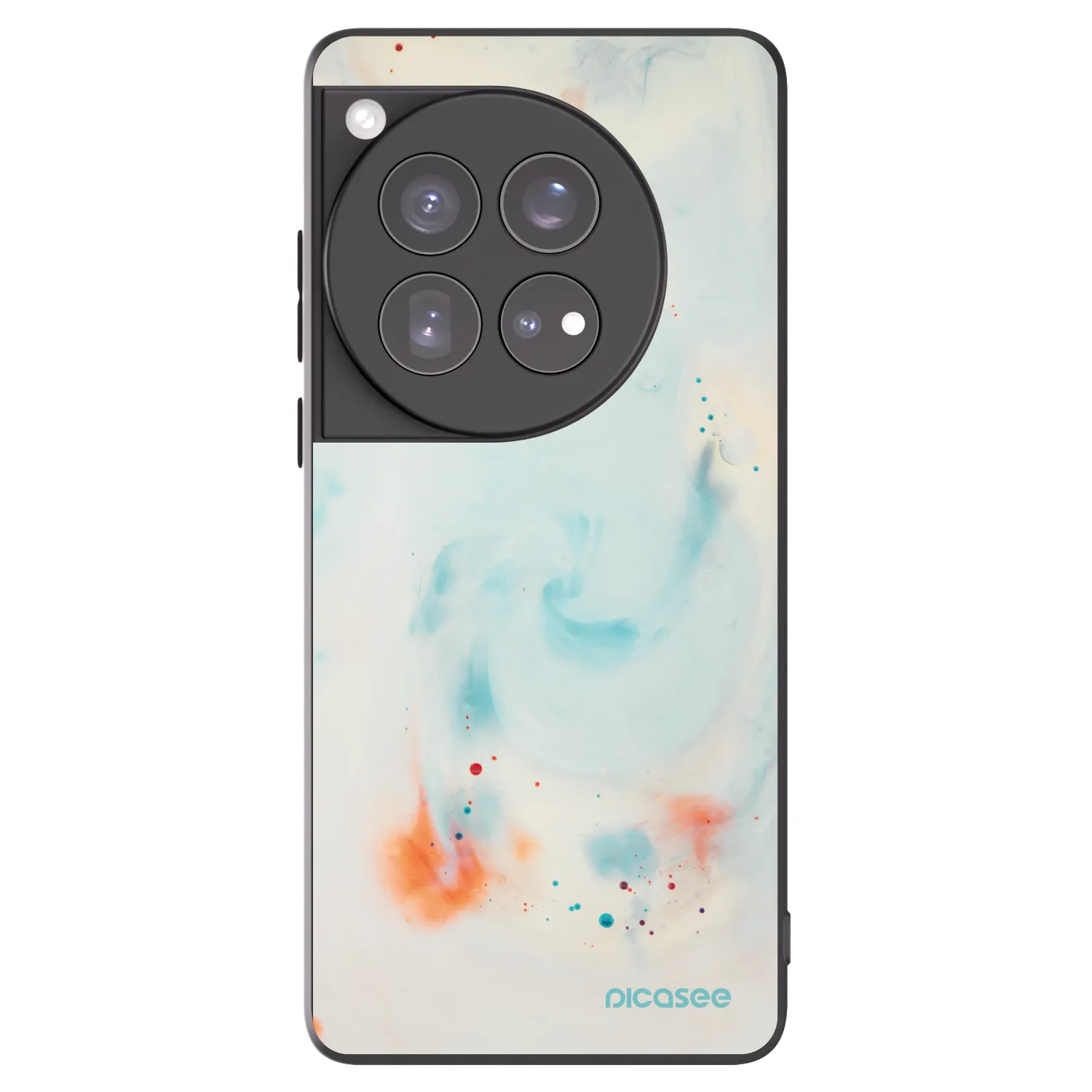 Picasee crna silikonska maskica za OnePlus 12 5G - Splash