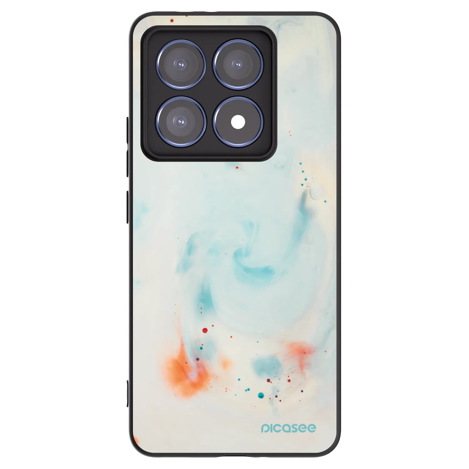 Picasee crna silikonska maskica za Xiaomi 14T Pro - Splash