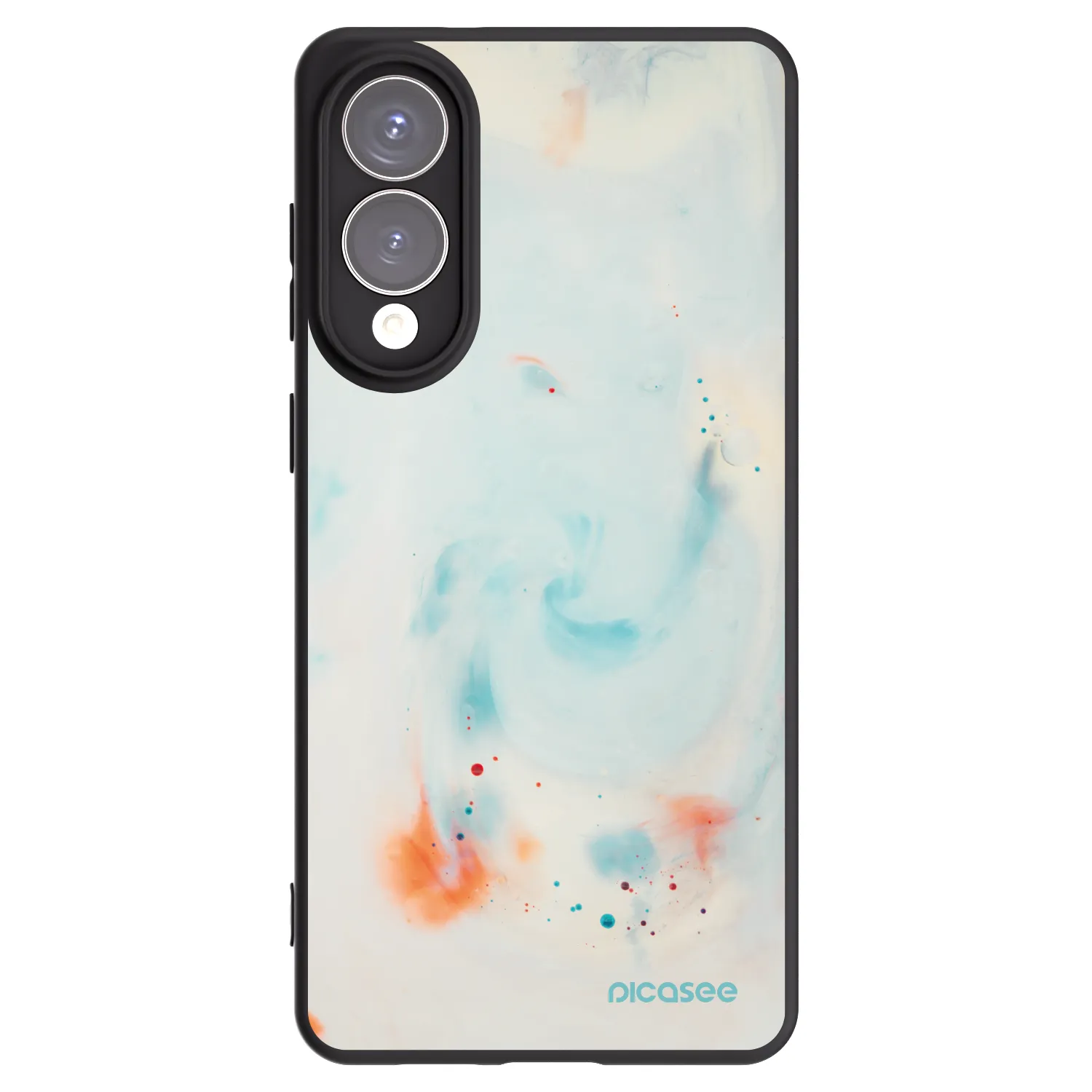 Picasee crna silikonska maskica za Samsung Galaxy S25 Edge 5G - Splash