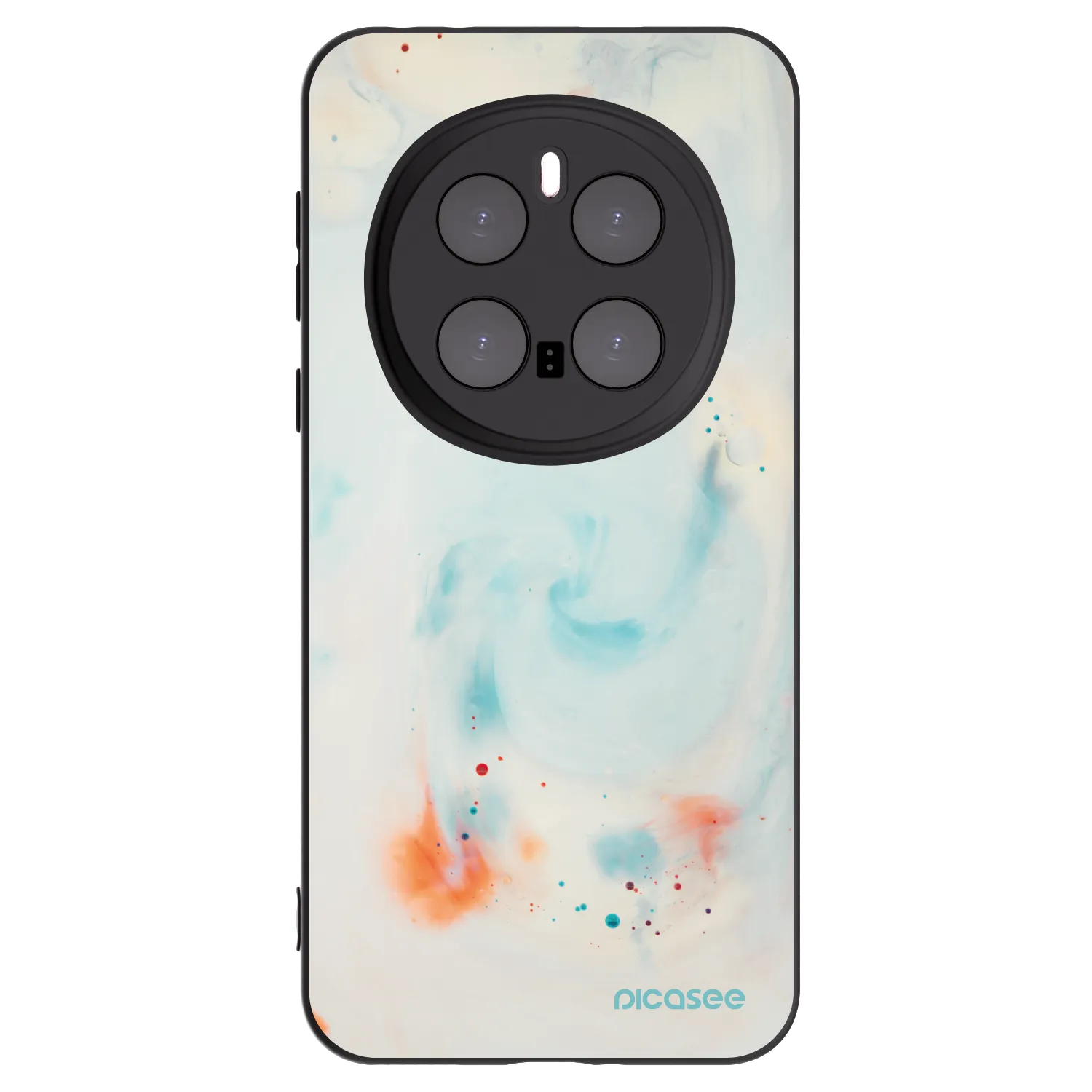 Picasee crna silikonska maskica za Honor Magic7 Pro 5G - Splash