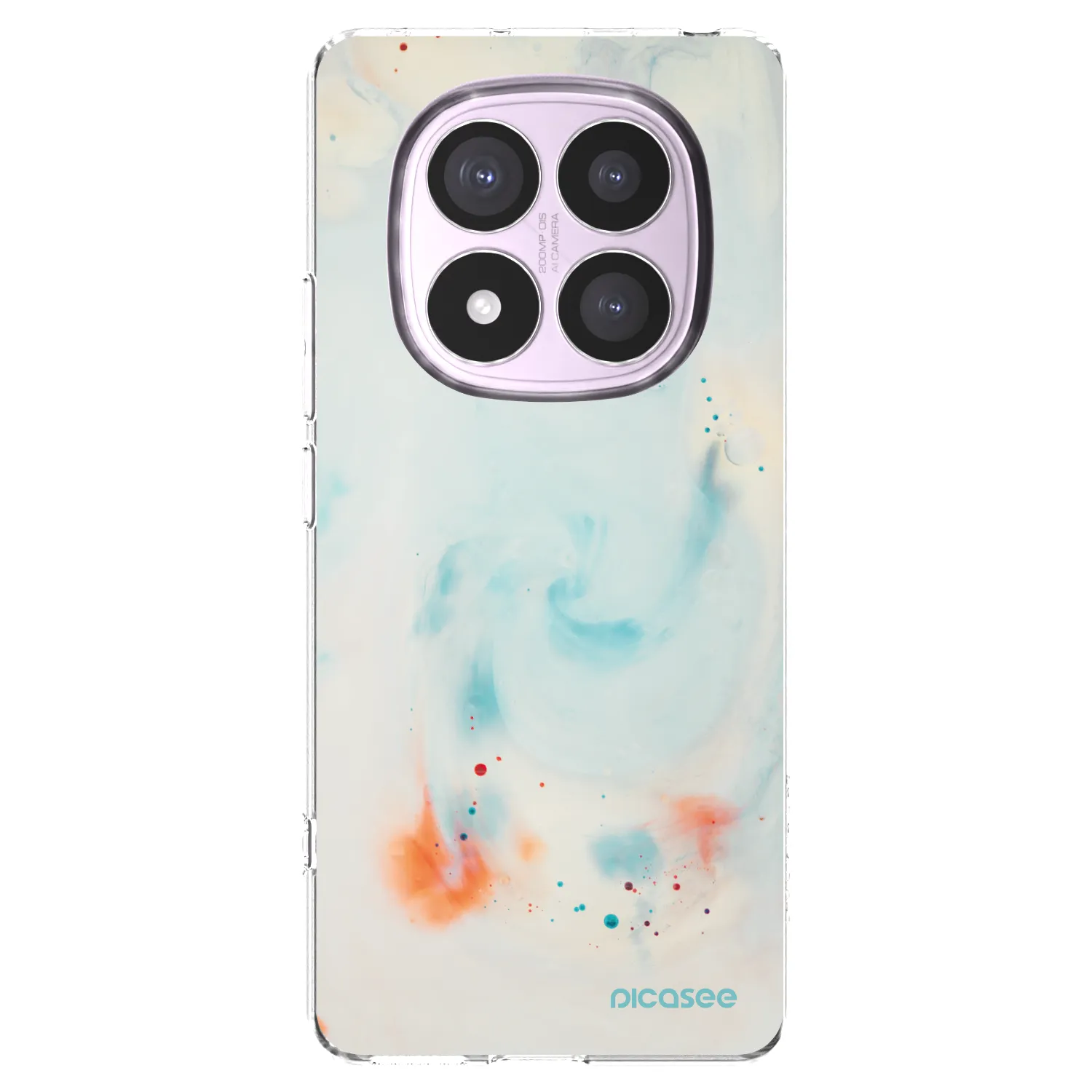 Picasee silikonska prozirna maskica za Xiaomi Redmi Note 14 Pro 4G - Splash