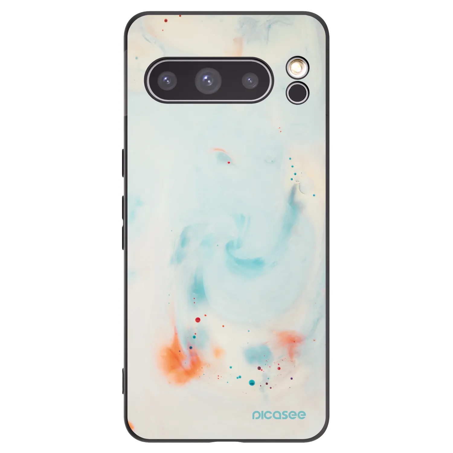 Picasee crna silikonska maskica za Google Pixel 8 Pro - Splash
