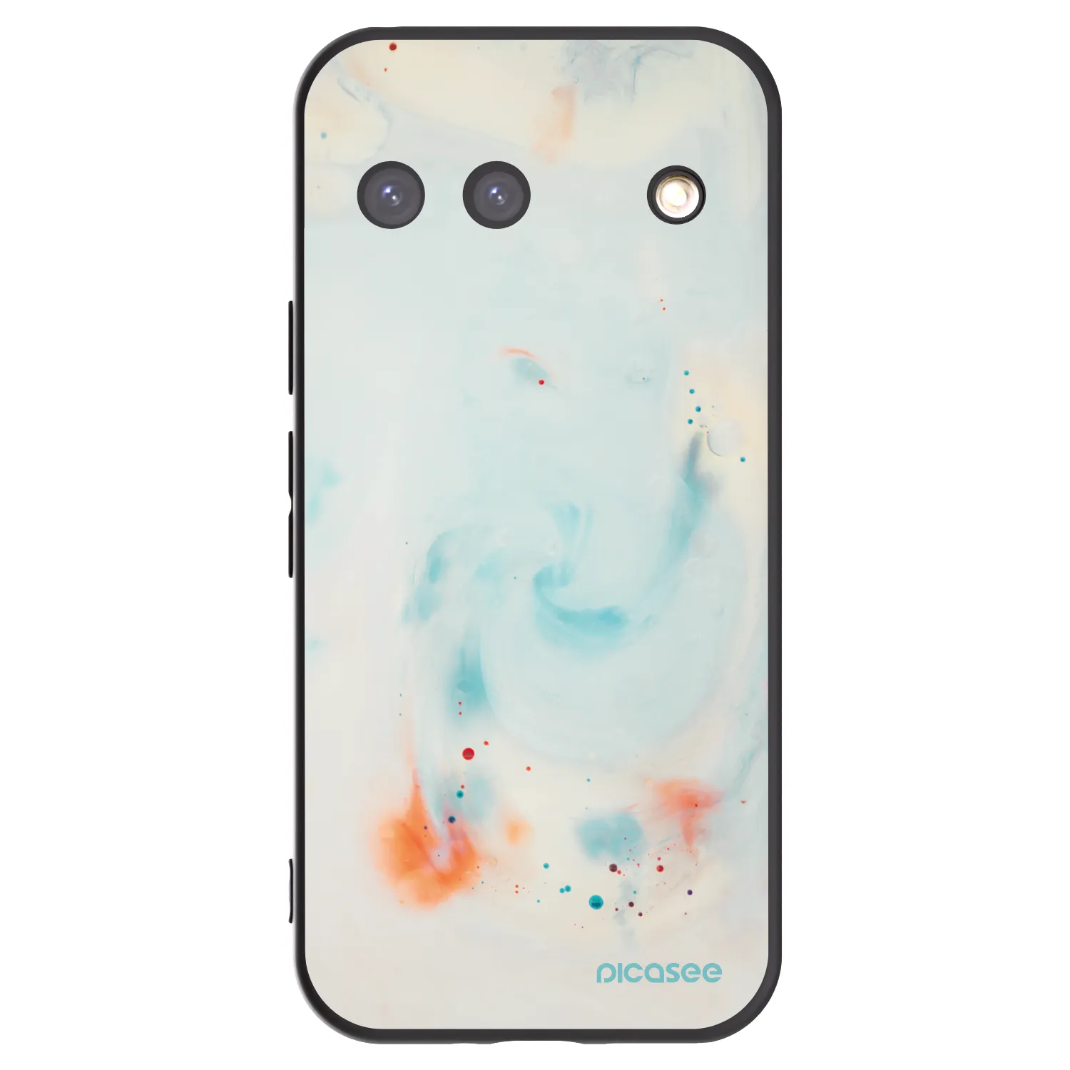 Picasee crna silikonska maskica za Google Pixel 9 - Splash