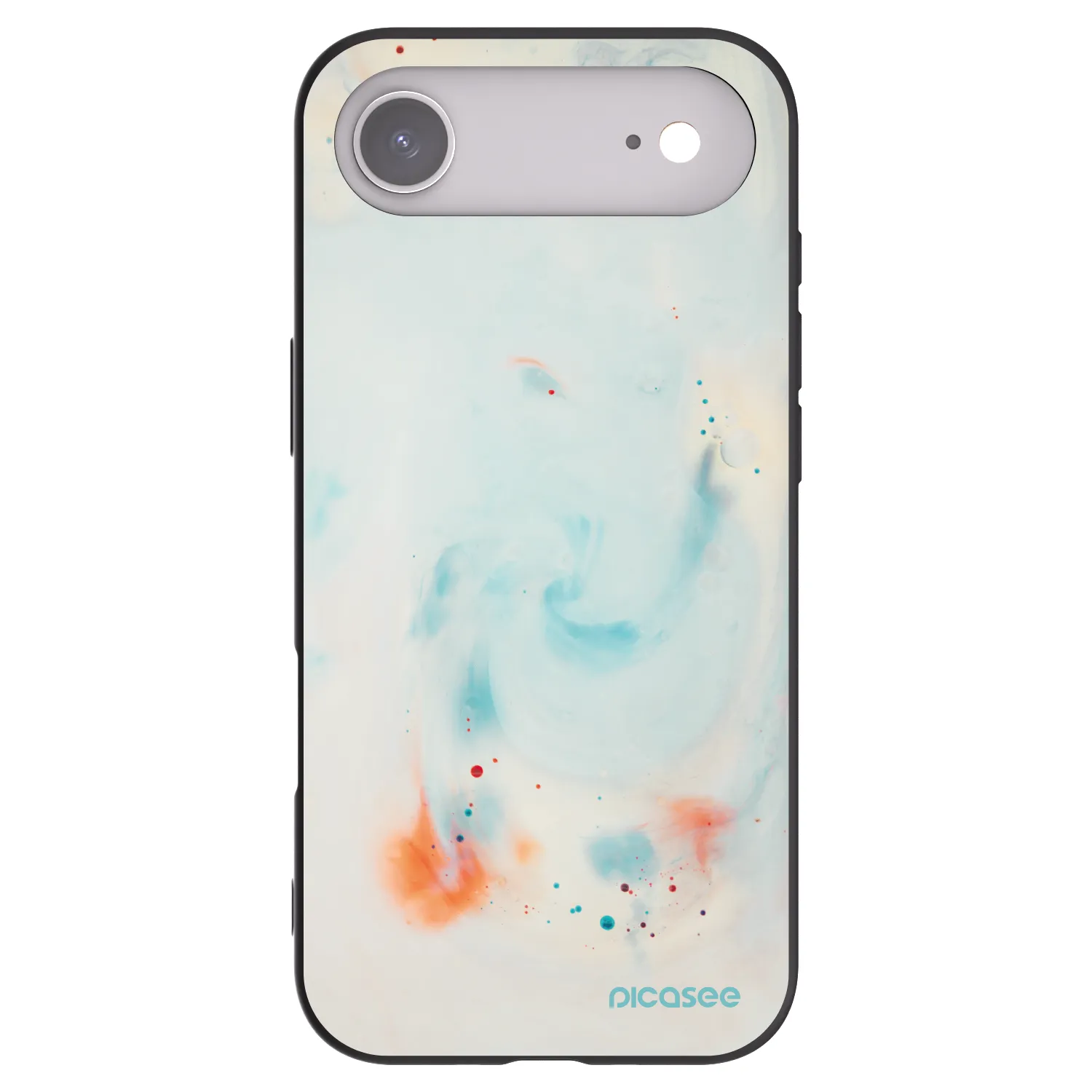 Picasee crna silikonska maskica za Apple iPhone Air - Splash
