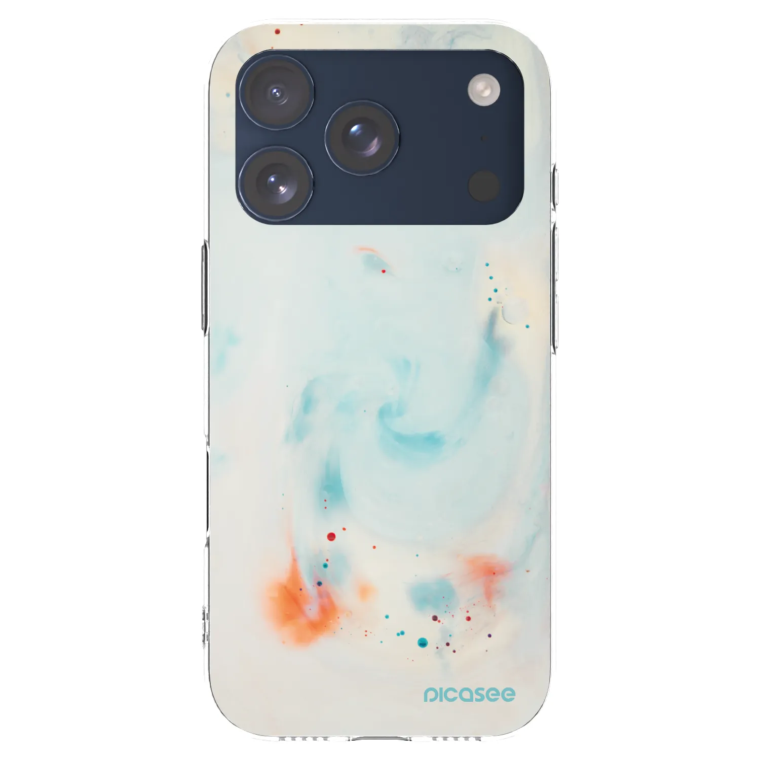 Picasee silikonska prozirna maskica za Apple iPhone 17 Pro - Splash
