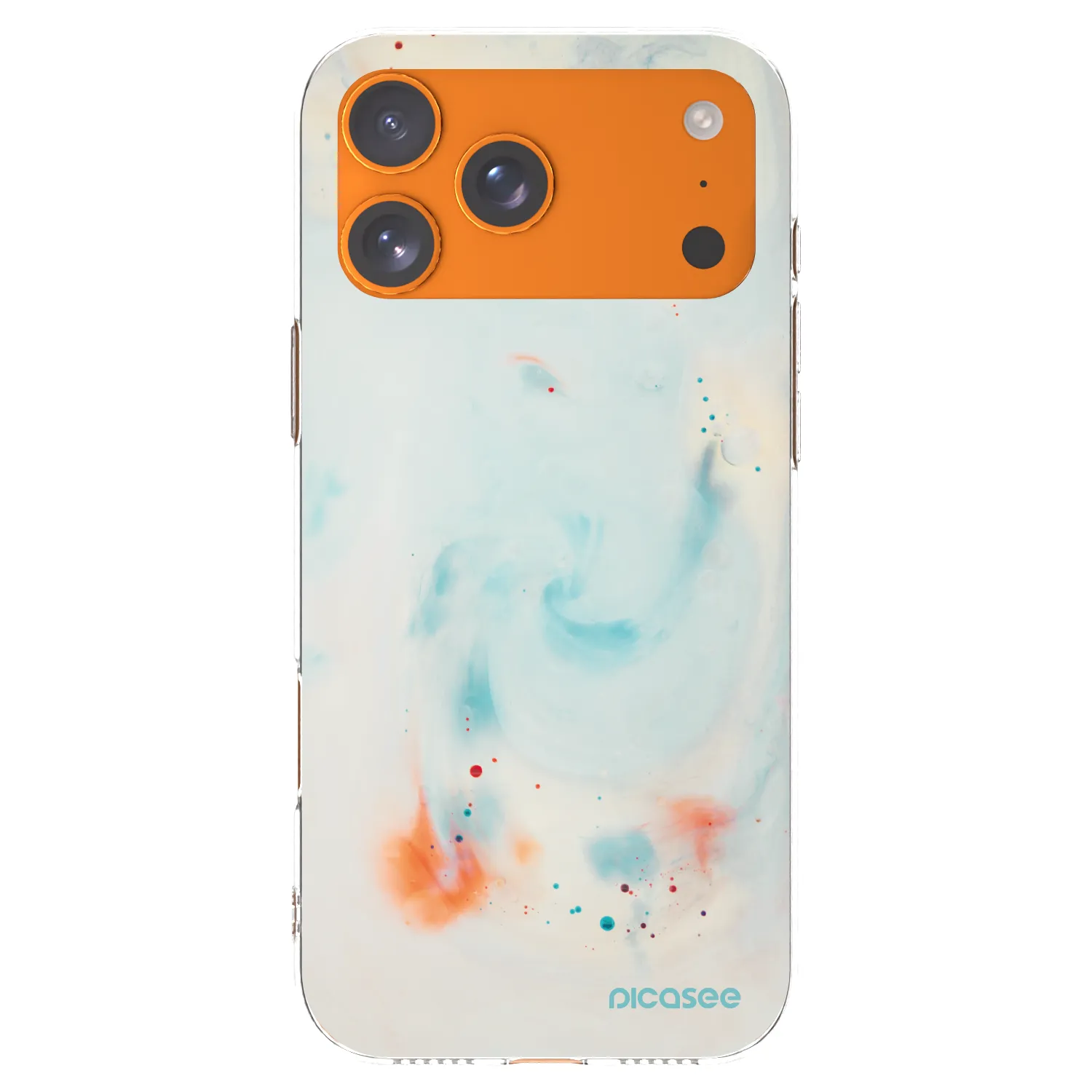 Picasee silikonska prozirna maskica za Apple iPhone 17 Pro Max - Splash