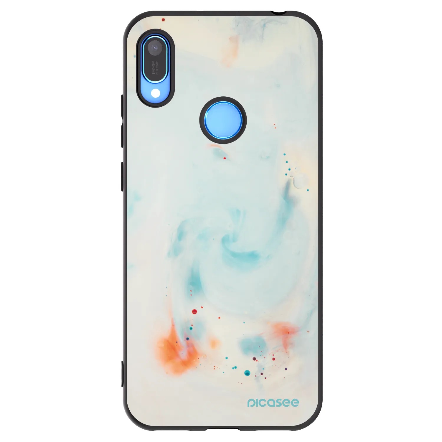 Picasee crna silikonska maskica za Huawei Y6 2019 - Splash