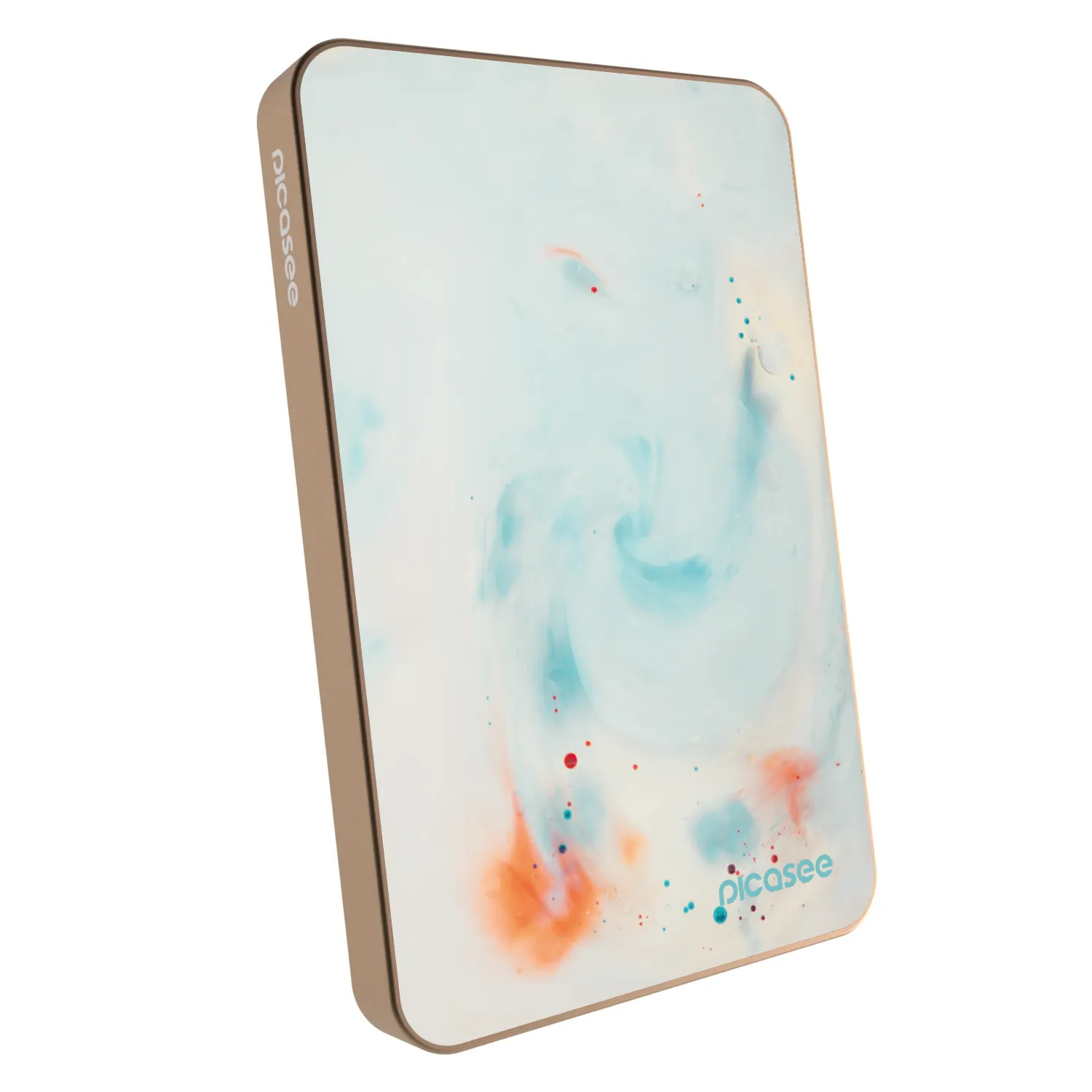 Picasee Prijenosni punjač s MagSafe 5 000 mAh Zlatni - Splash