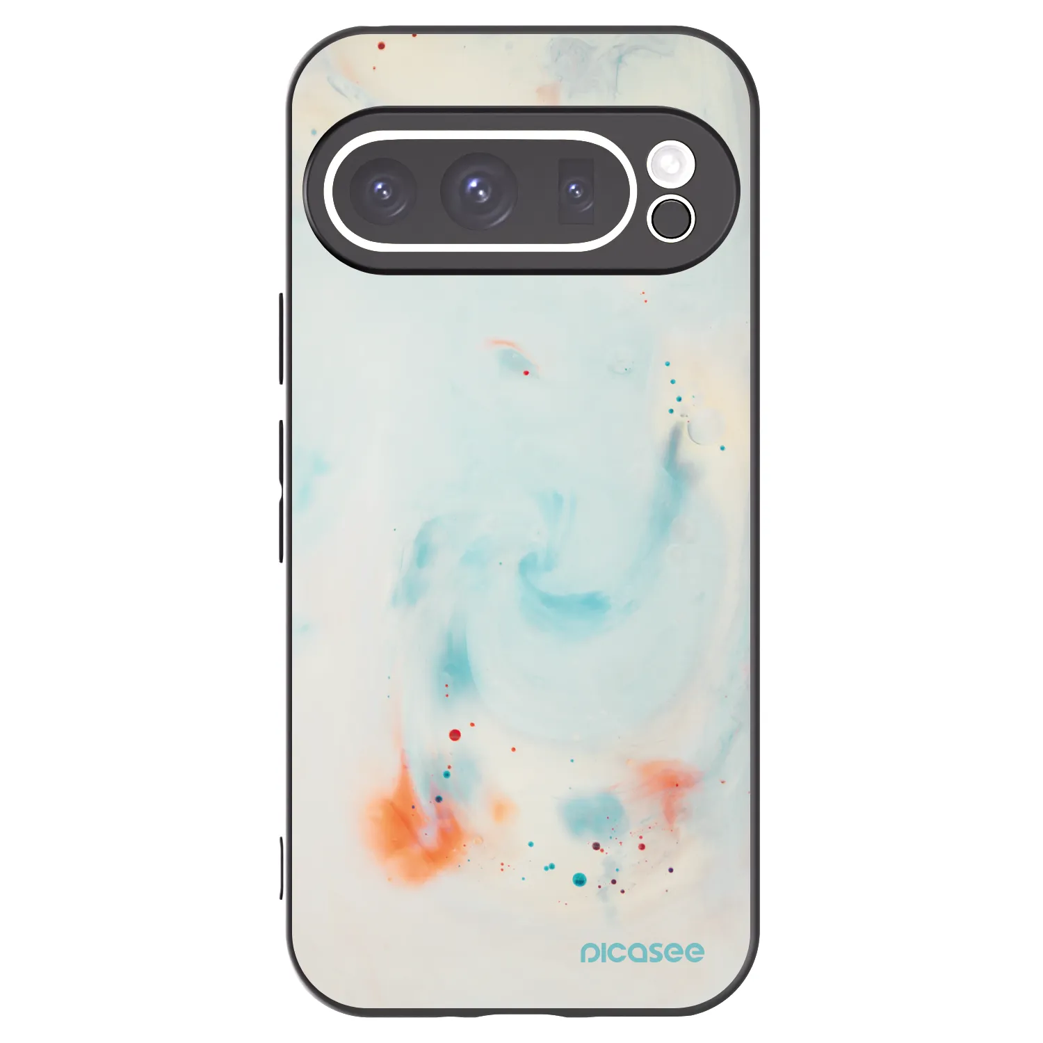 Picasee crna silikonska maskica za Google Pixel 9 Pro XL - Splash