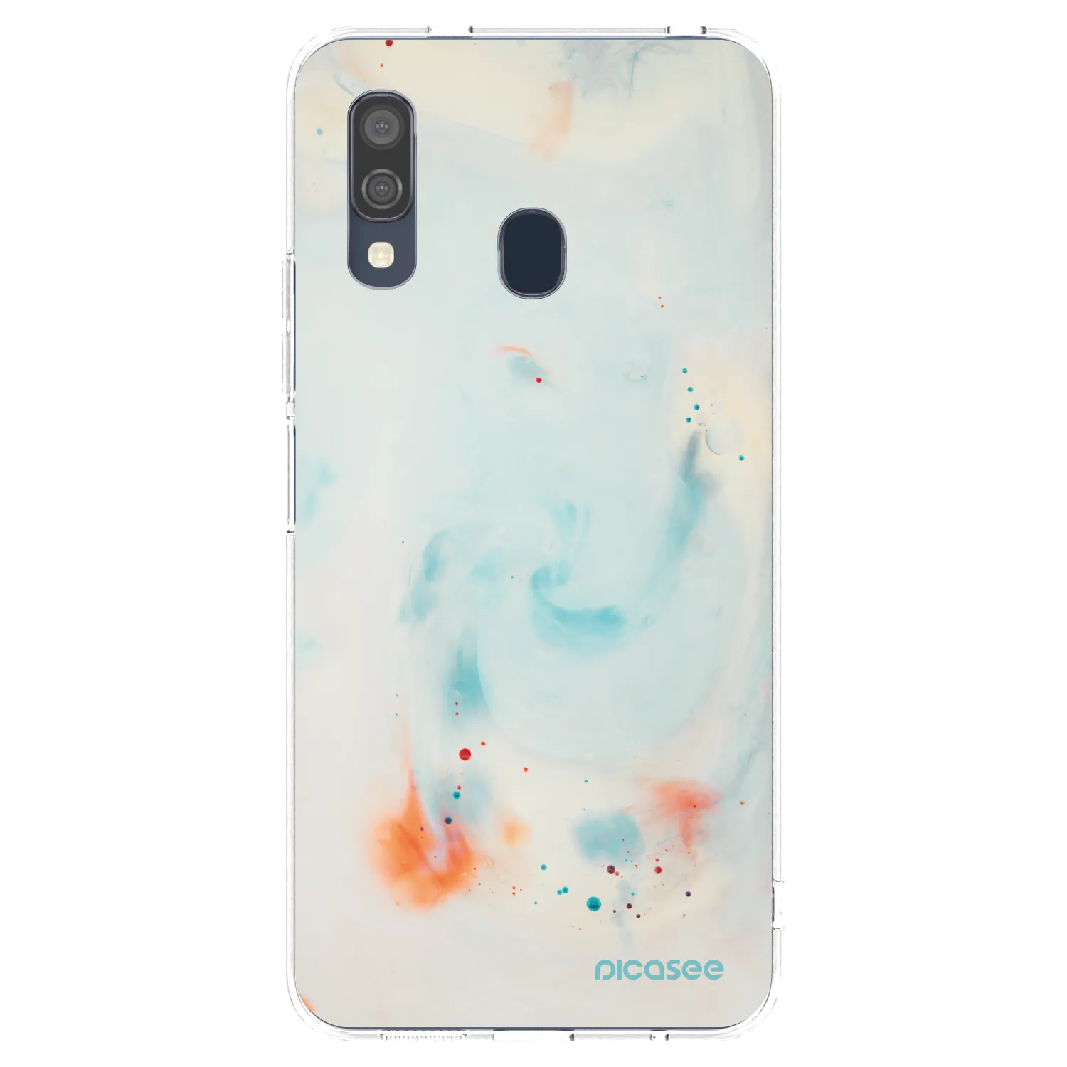 Picasee silikonska prozirna maskica za Samsung Galaxy A40 A405F - Splash