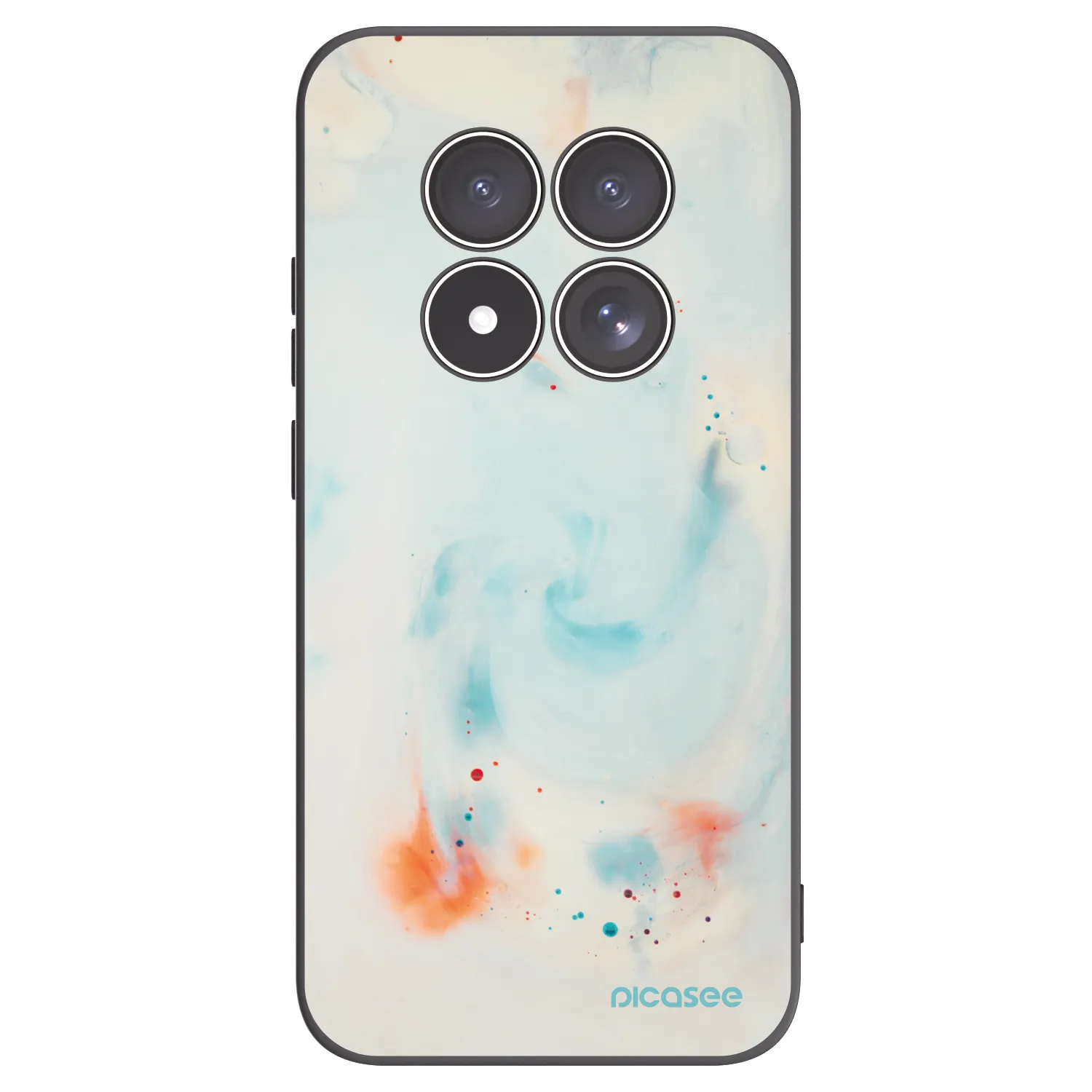 Picasee crna silikonska maskica za Xiaomi Redmi Note 15 Pro 4G - Splash