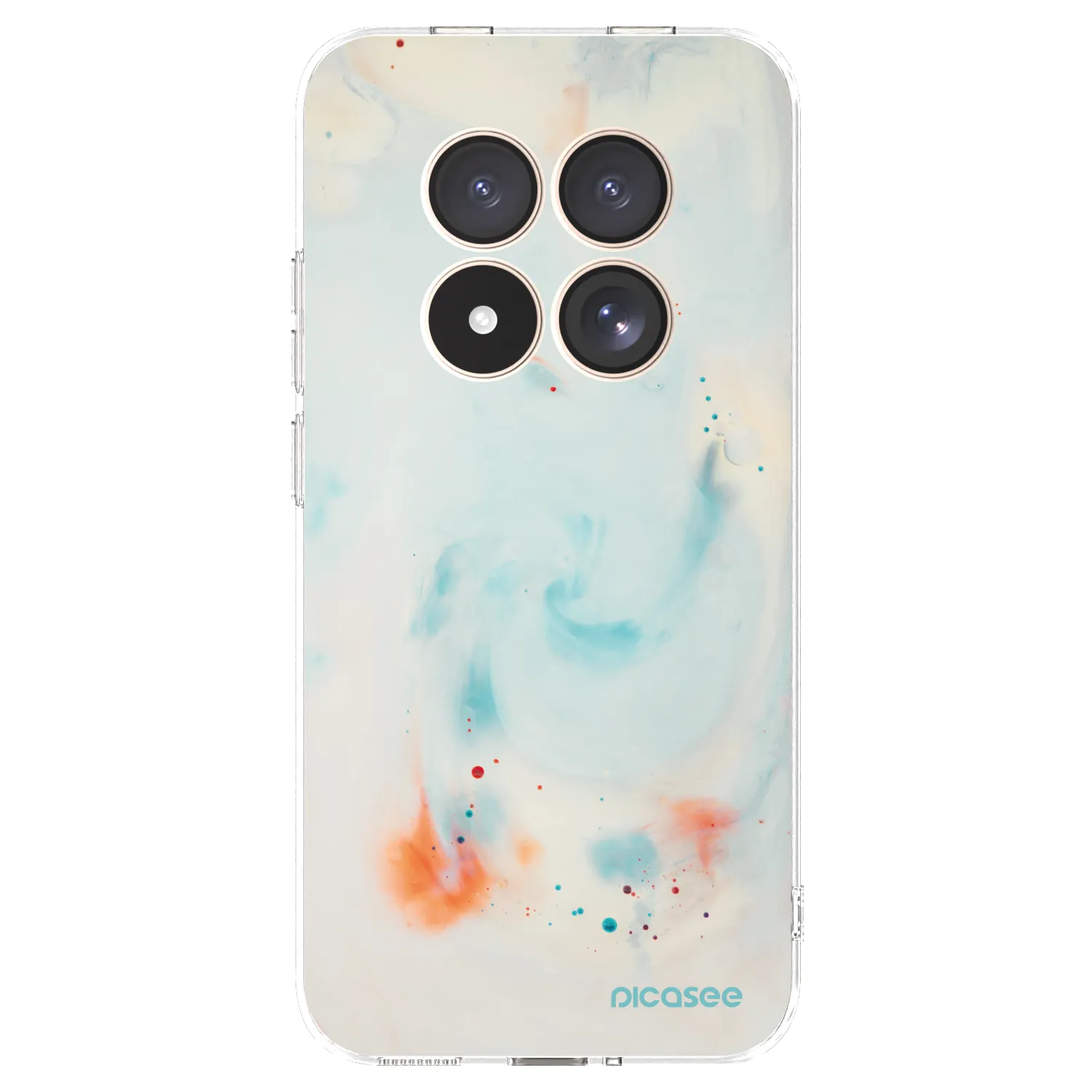 Picasee silikonska prozirna maskica za Xiaomi Redmi Note 15 Pro 4G - Splash