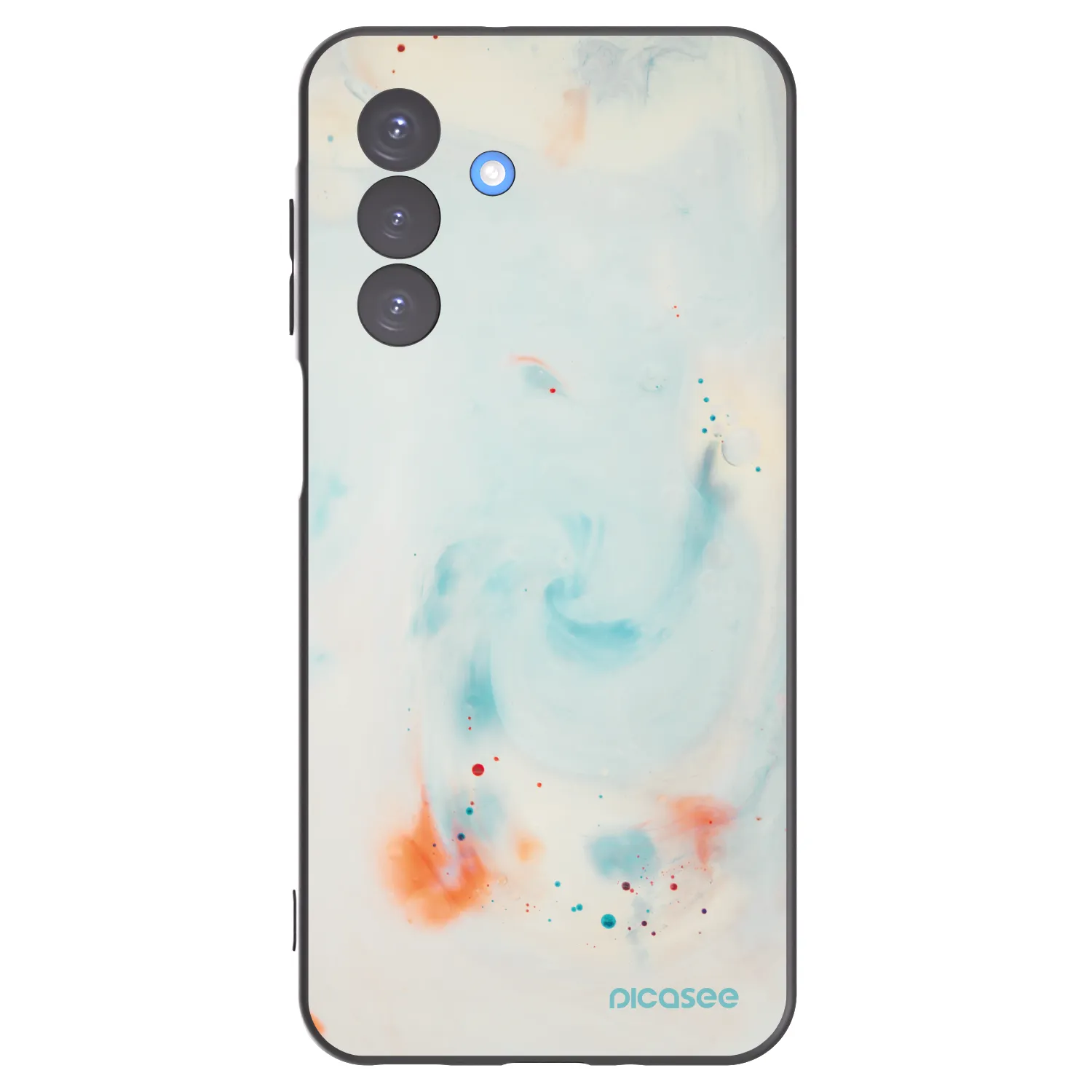 Picasee crna silikonska maskica za Samsung Galaxy A17 5G - Splash