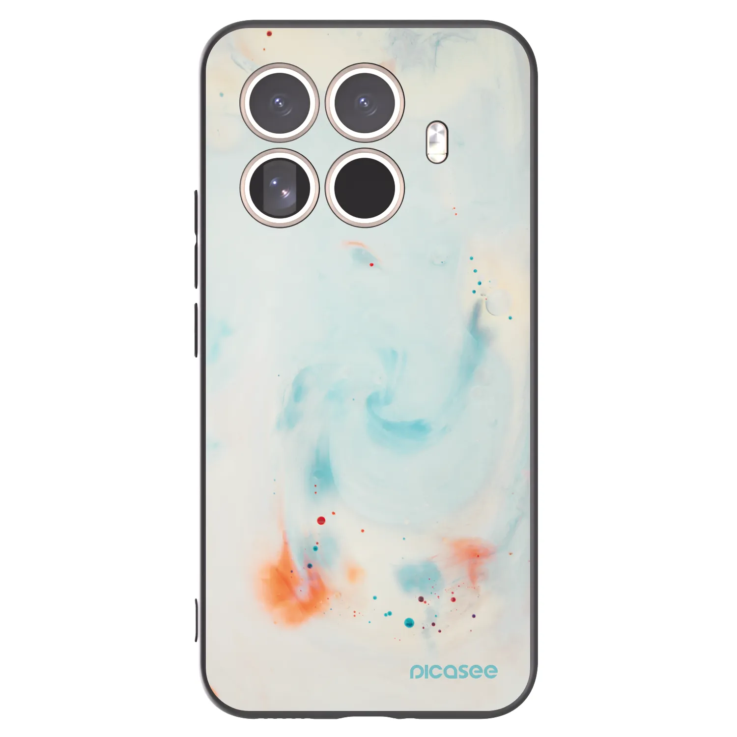 Picasee crna silikonska maskica za Xiaomi 15T Pro - Splash
