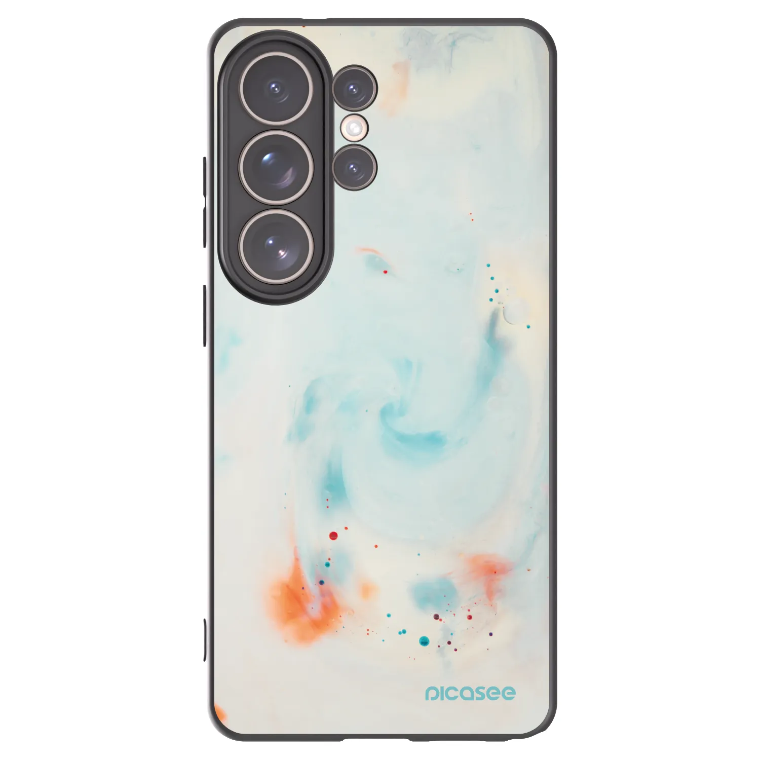 Picasee crna silikonska maskica za Samsung Galaxy S26 Ultra - Splash