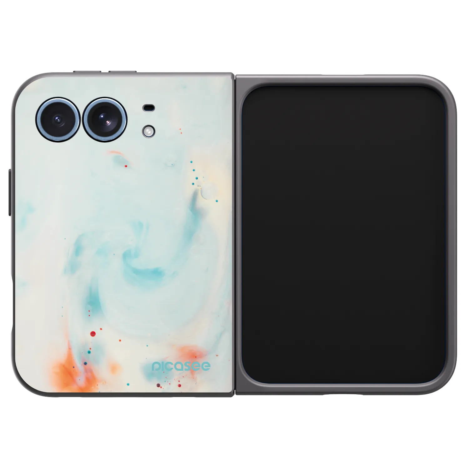Picasee crna silikonska maskica za Apple iPhone Ultra - Splash