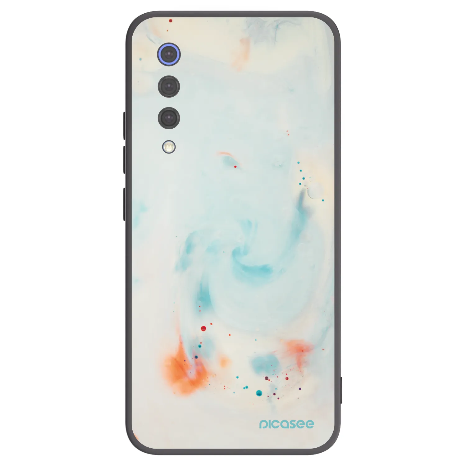 Picasee crna silikonska maskica za Xiaomi Mi 9 SE - Splash