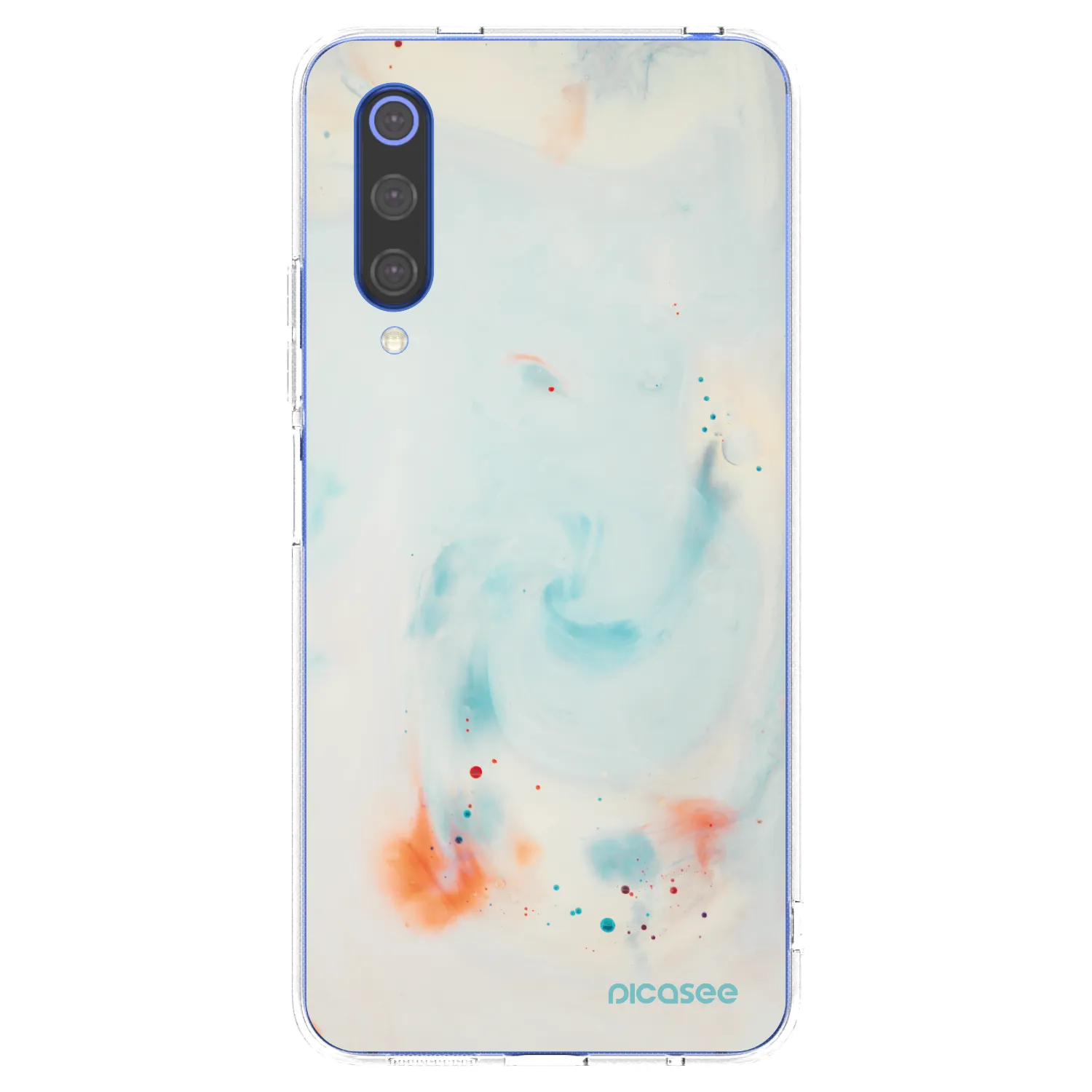 Picasee silikonska prozirna maskica za Xiaomi Mi 9 SE - Splash