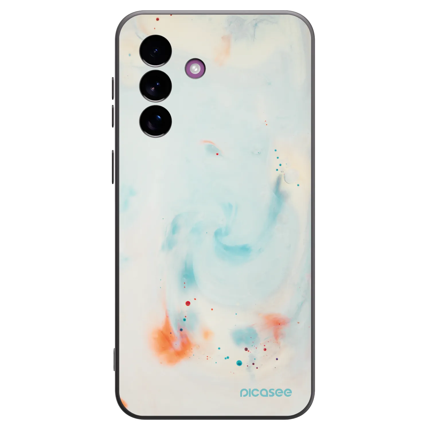 Picasee crna silikonska maskica za Samsung Galaxy A37 - Splash