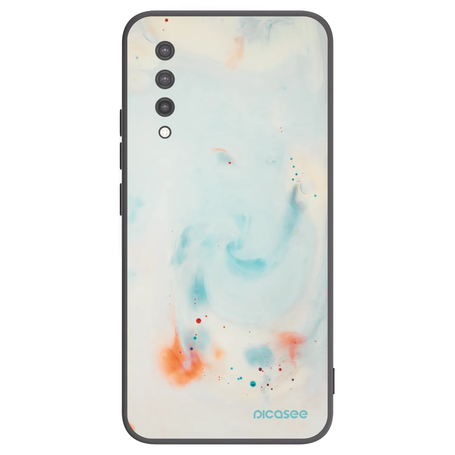 Picasee crna silikonska maskica za Xiaomi Mi 9 Lite - Splash