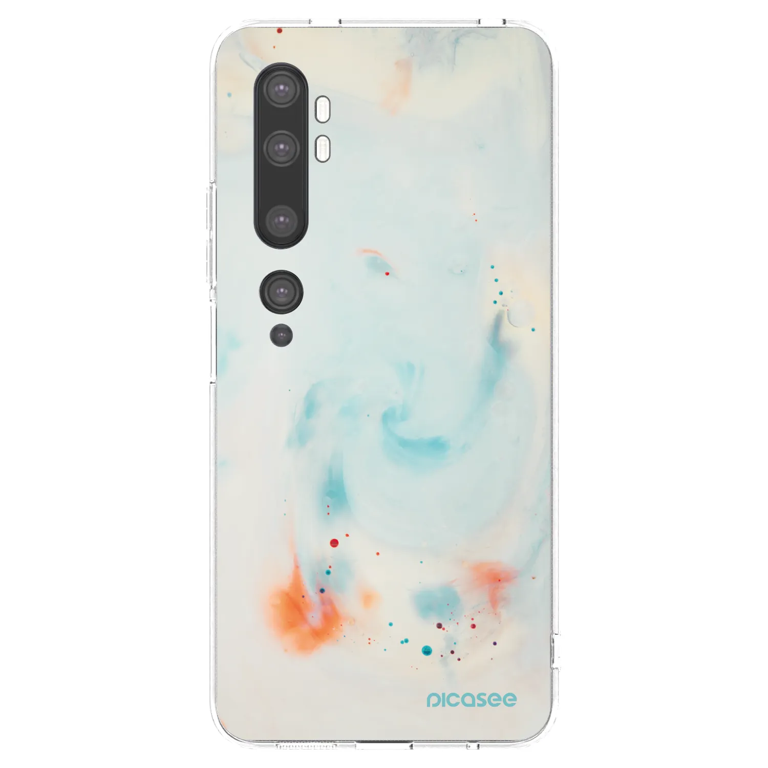 Picasee silikonska prozirna maskica za Xiaomi Mi Note 10 (Pro) - Splash