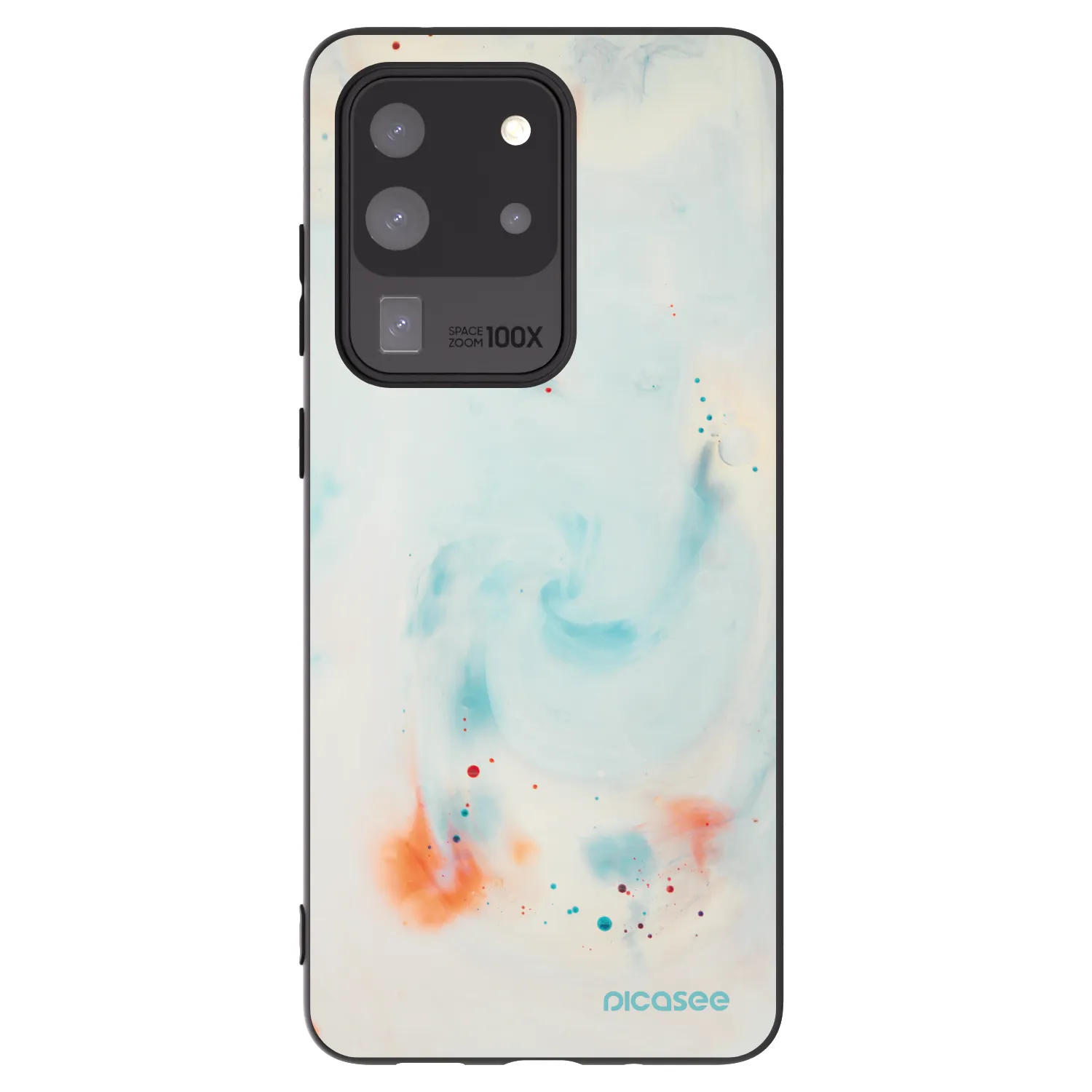 Picasee crna silikonska maskica za Samsung Galaxy S20 Ultra 5G G988F - Splash