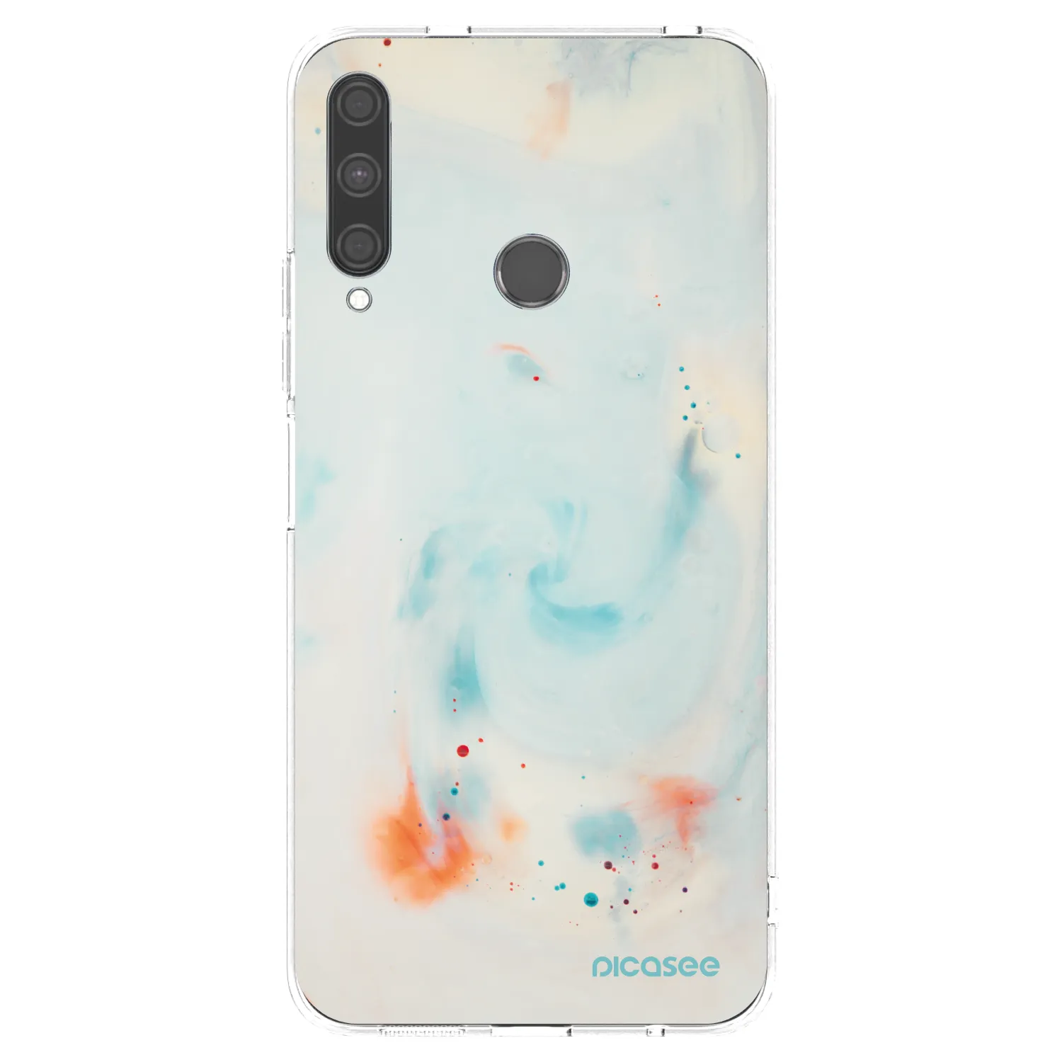 Picasee silikonska prozirna maskica za Huawei P40 Lite E - Splash