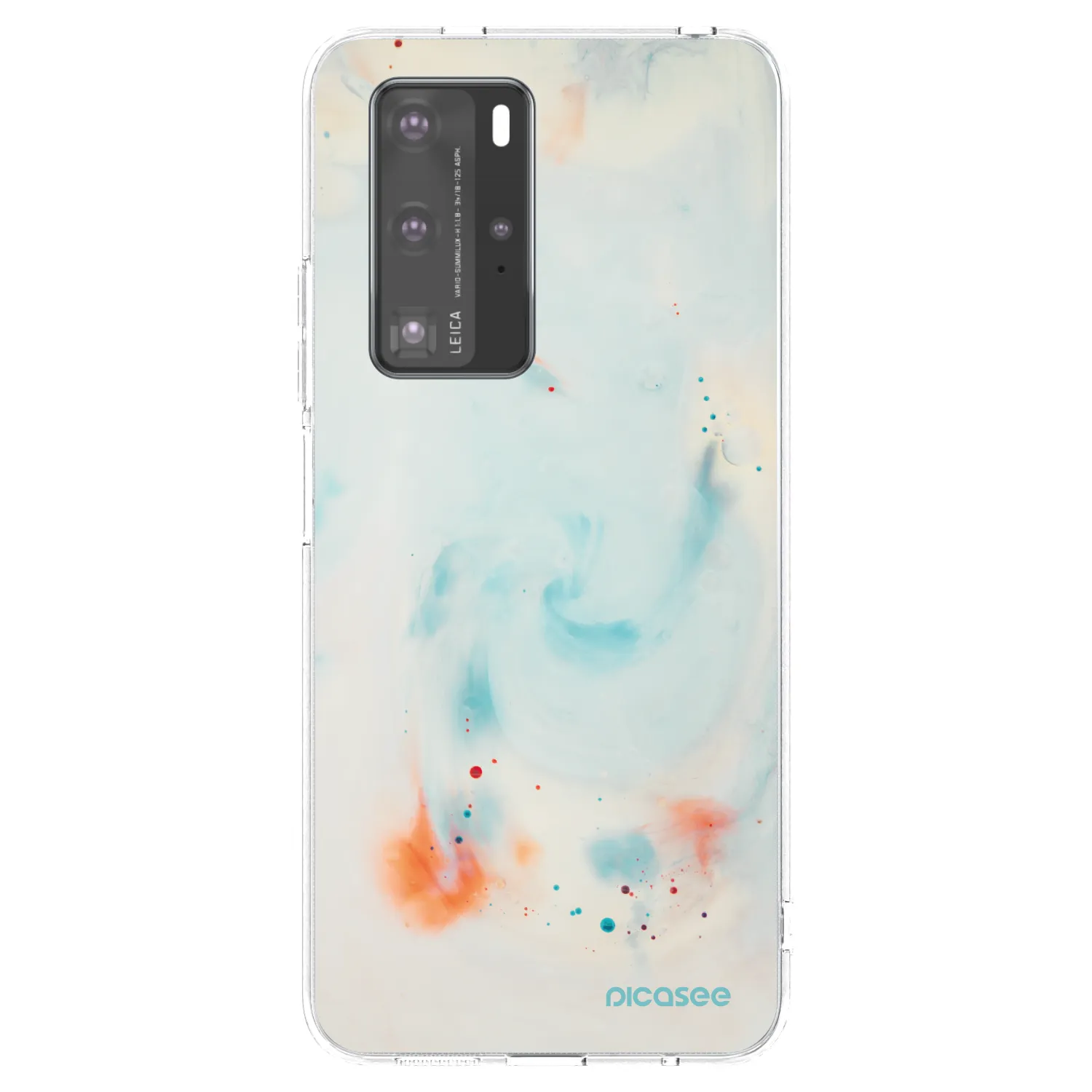 Picasee silikonska prozirna maskica za Huawei P40 Pro - Splash