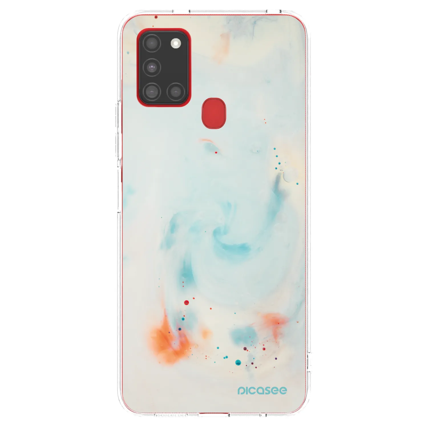 Picasee silikonska prozirna maskica za Samsung Galaxy A21s - Splash