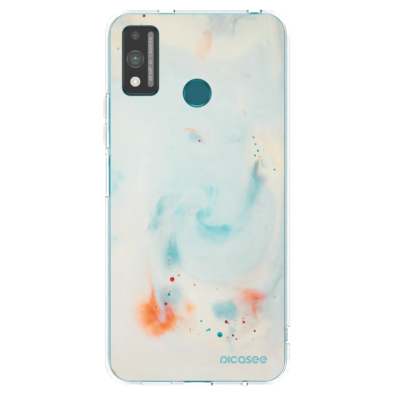 Picasee silikonska prozirna maskica za Honor 9X Lite - Splash