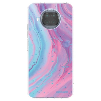 Picasee silikonska prozirna maskica za Xiaomi Mi 10T Lite - Pink liquid