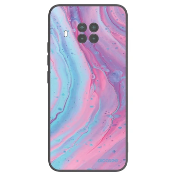 Picasee crna silikonska maskica za Xiaomi Mi 10T Lite - Pink liquid