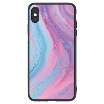 Picasee ULTIMATE CASE za Apple iPhone XS Max - Pink liquid