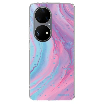Maskica za Huawei P50 - Pink liquid