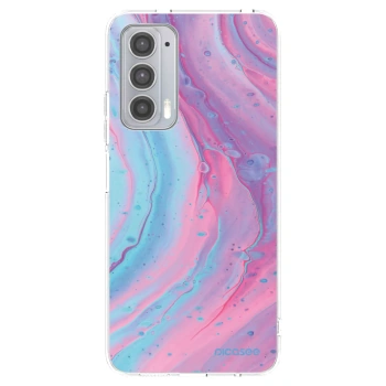Maskica za Motorola Edge 20 - Pink liquid
