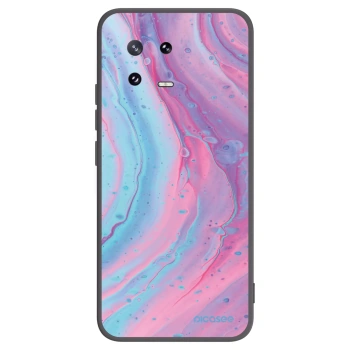 Picasee crna silikonska maskica za Xiaomi 13 Pro - Pink liquid