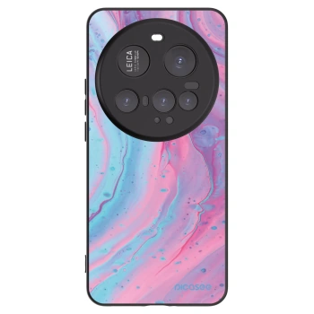 Picasee crna silikonska maskica za Xiaomi 15 Ultra - Pink liquid