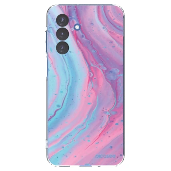 Picasee silikonska prozirna maskica za Samsung Galaxy A17 5G - Pink liquid