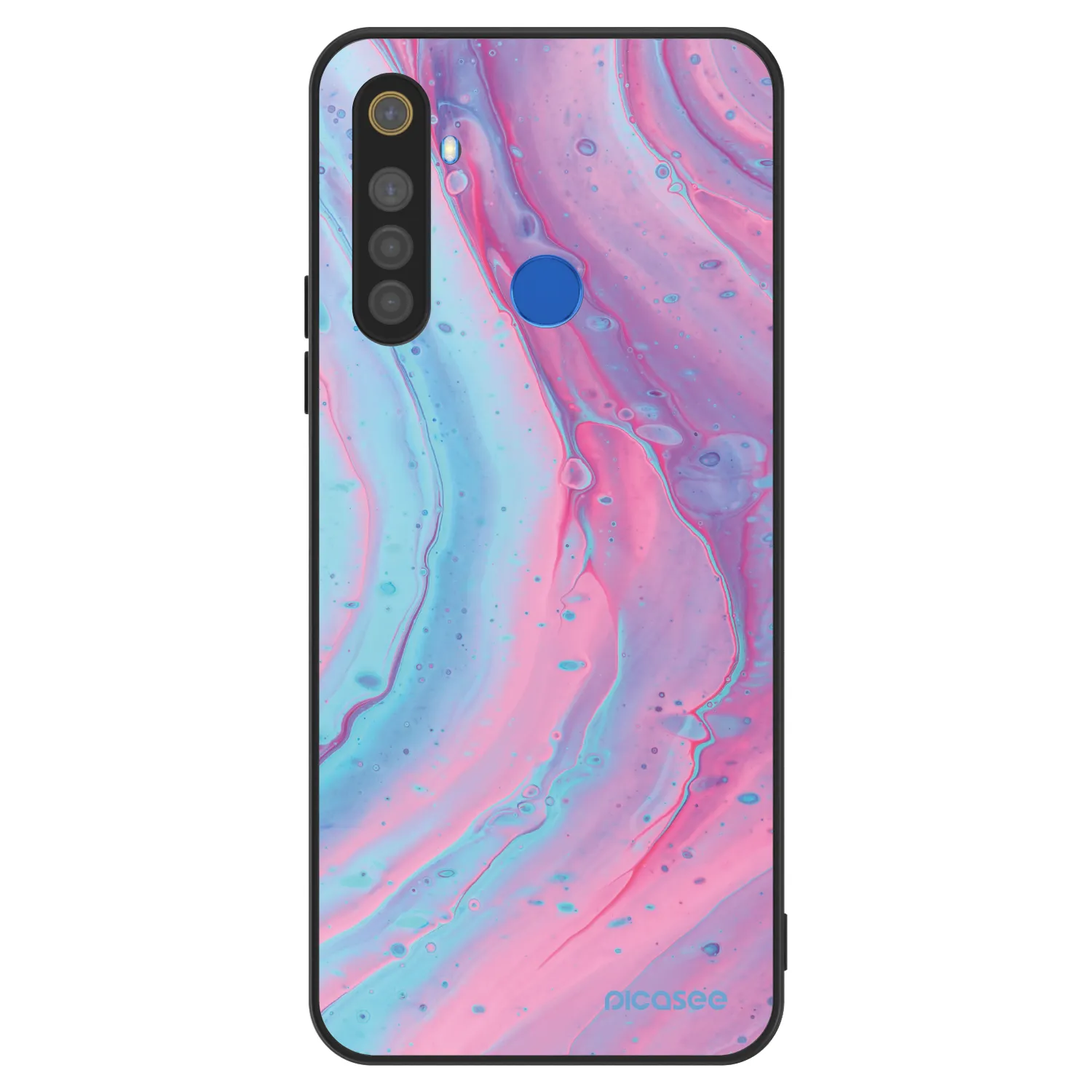 Picasee ULTIMATE CASE za Realme 5 - Pink liquid