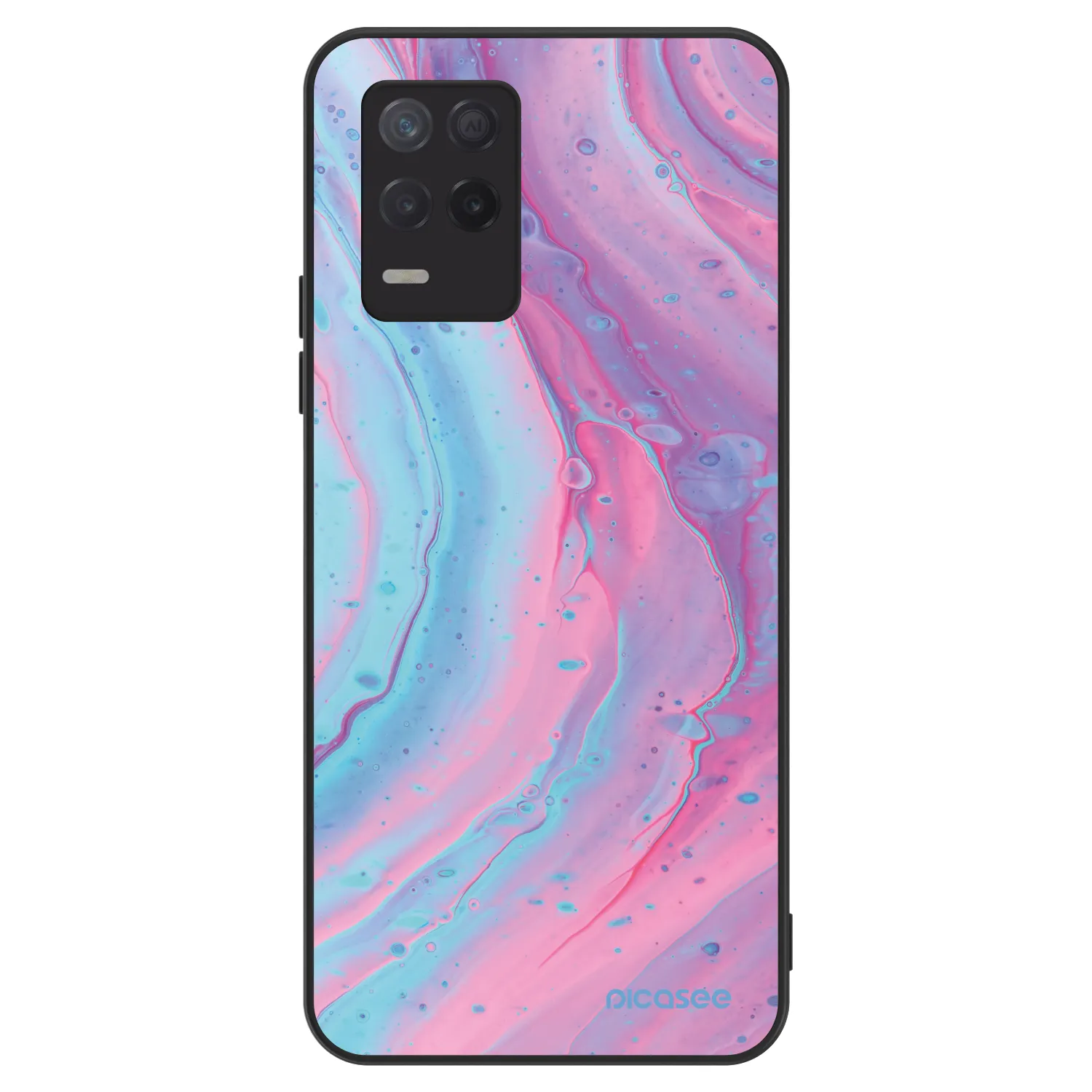 Picasee ULTIMATE CASE za Realme 8 5G - Pink liquid