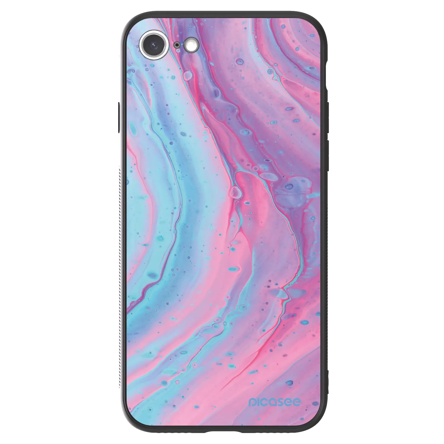 Picasee ULTIMATE CASE za Apple iPhone SE 2022 - Pink liquid