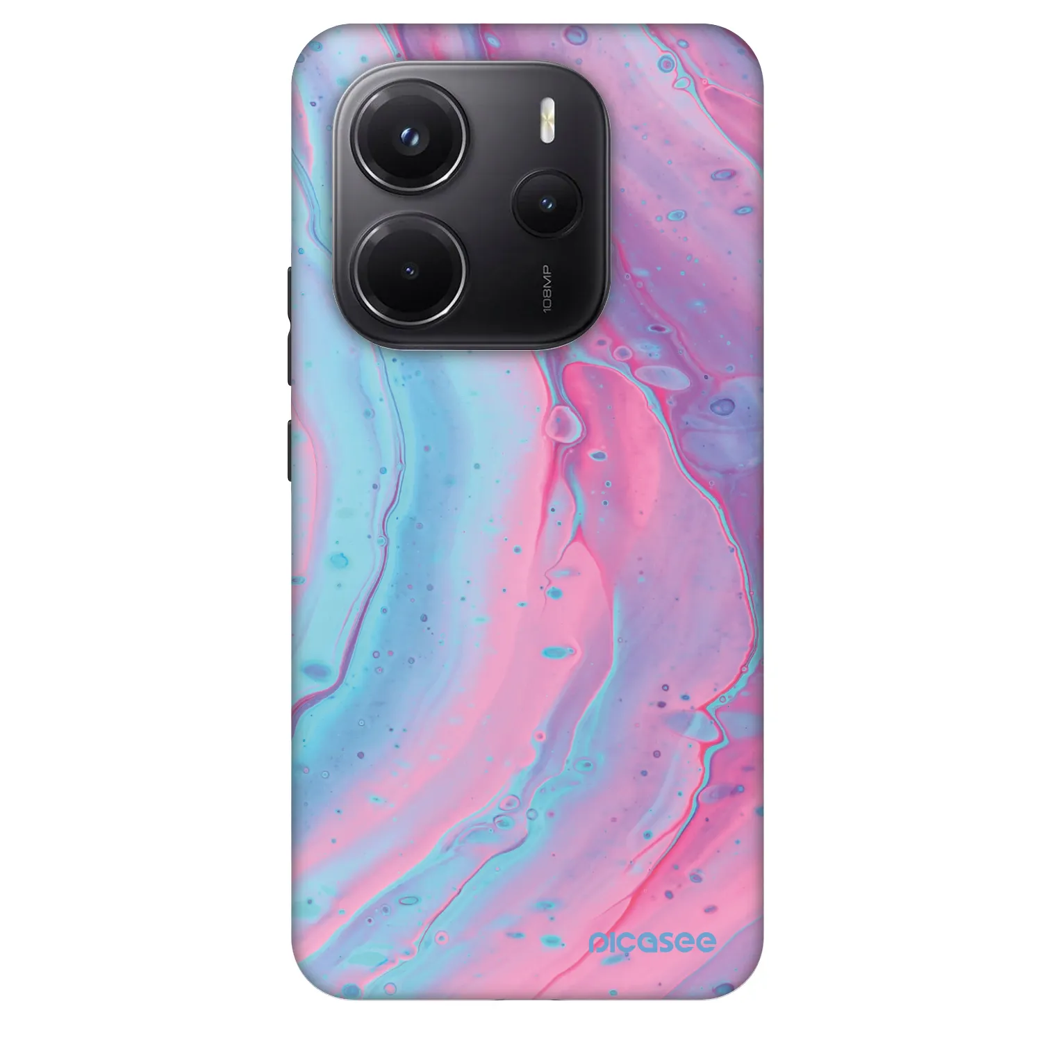 Picasee Fashion Case za Xiaomi Redmi Note 14 5G - Pink liquid