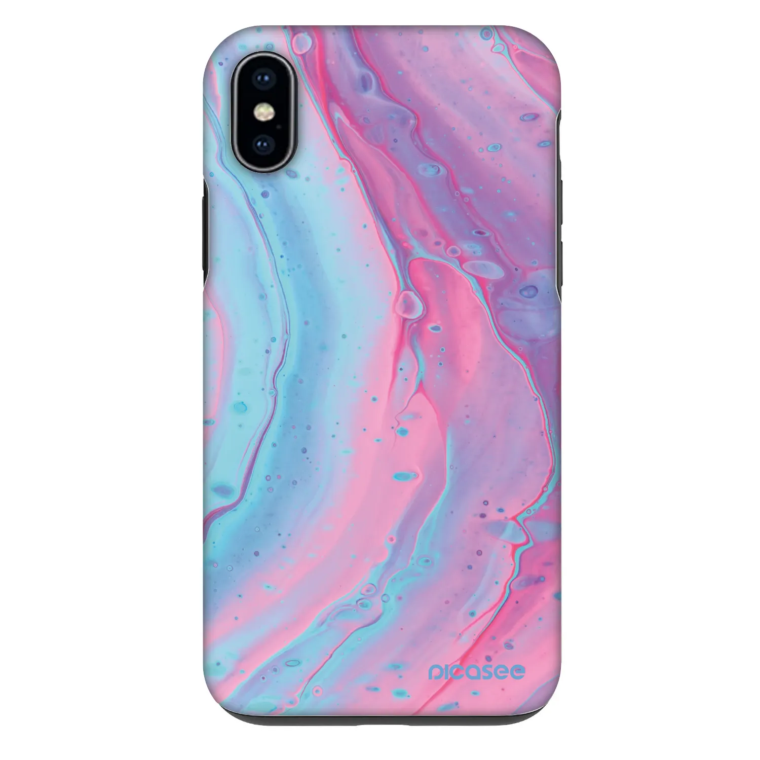 Picasee Fashion Case za Apple iPhone XS Max - Pink liquid