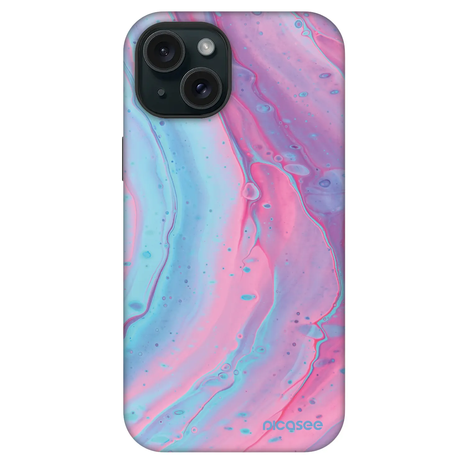 Picasee Fashion Case MagSafe za Apple iPhone 15 - Pink liquid
