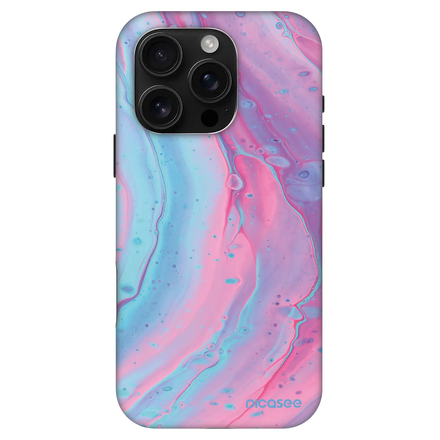 Picasee Fashion Case MagSafe za Apple iPhone 16 Pro - Pink liquid