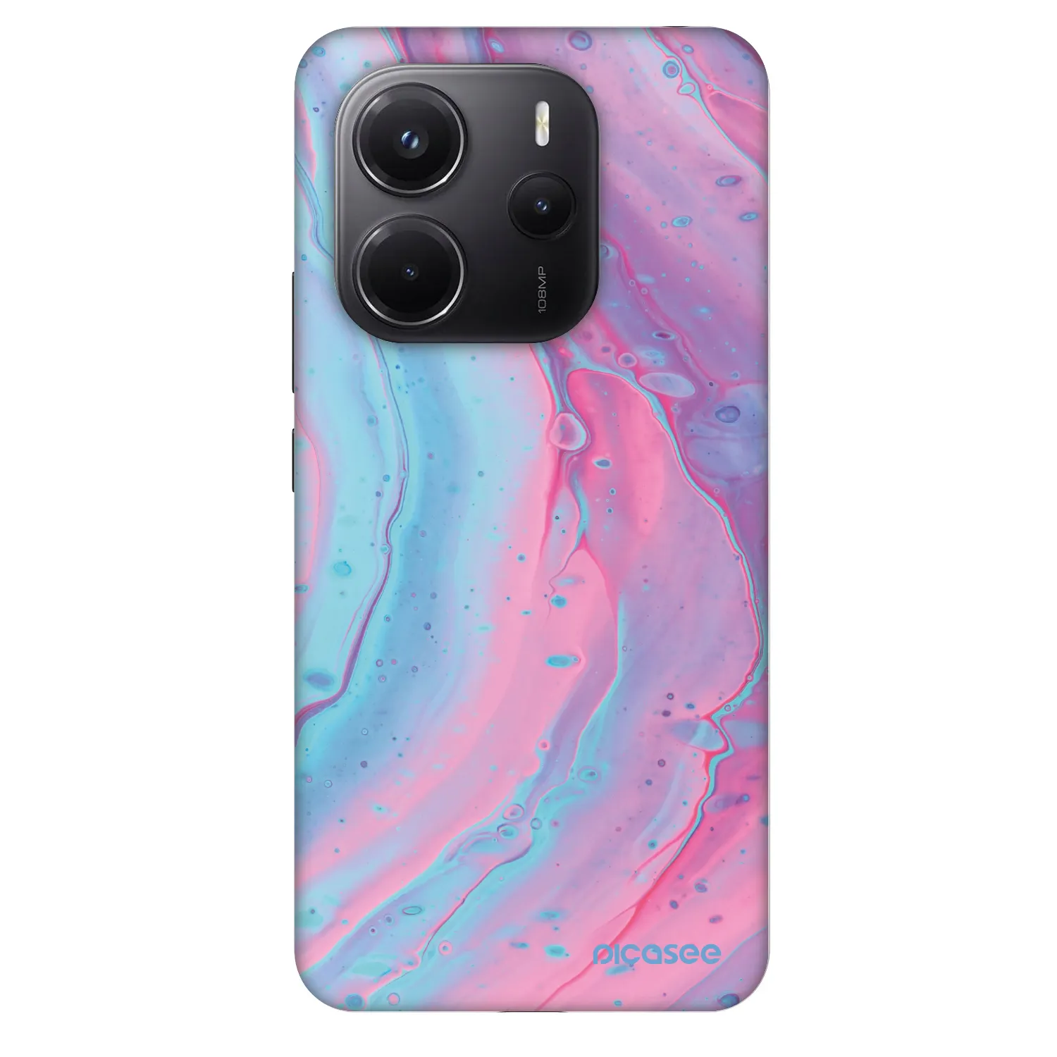 Picasee Fashion Case za Xiaomi Redmi Note 14 4G - Pink liquid