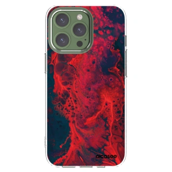 Picasee silikonska prozirna maskica za Apple iPhone 13 Pro - Organic red