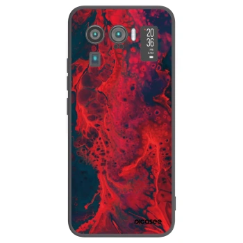 Picasee crna silikonska maskica za Xiaomi Mi 11 Ultra - Organic red