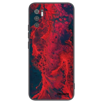 Picasee crna silikonska maskica za Xiaomi Poco M3 Pro 5G - Organic red
